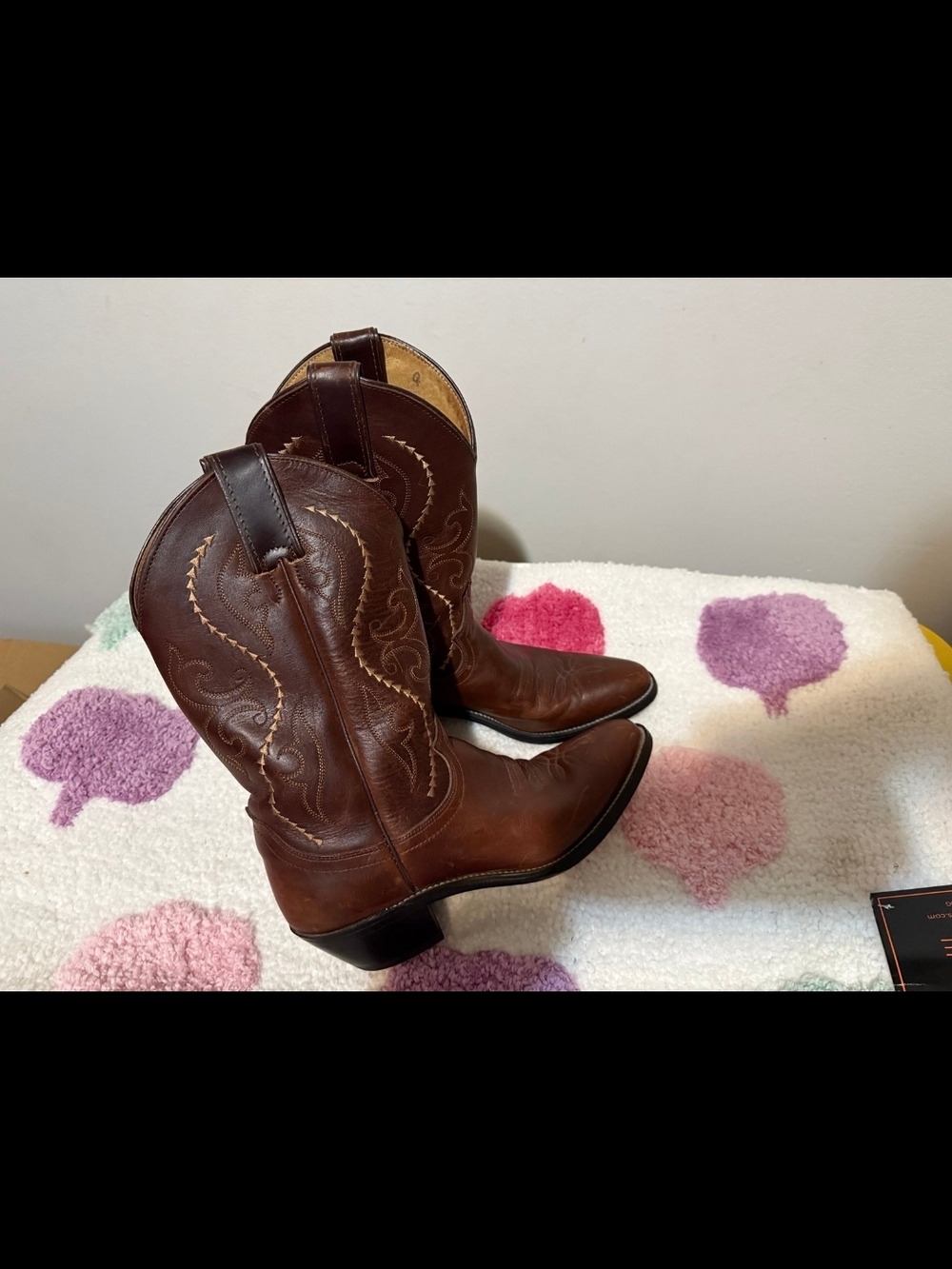 Justin Vintage Western Cowboy Boots